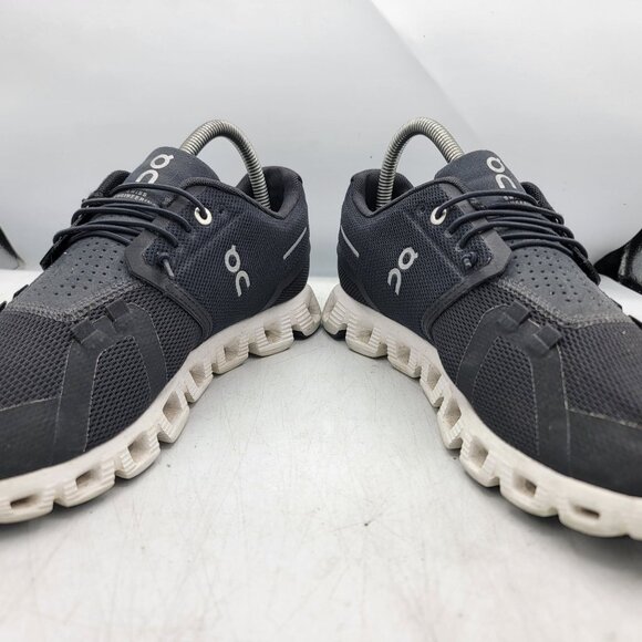 On Cloud 5 Womens 8 Black Shoes Athletic Outdoors Walking Lightweight Running - Picture 3 of 14